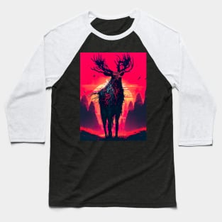 Oh Deer A Wendigo In The Forest Baseball T-Shirt